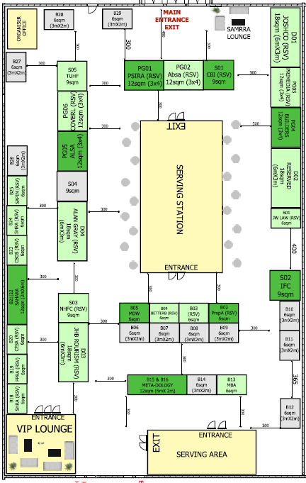 Reside Expo 2025 floorplan