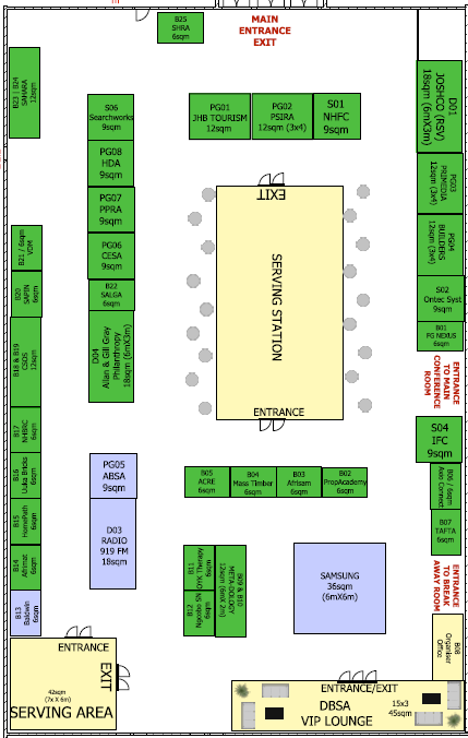 Reside Expo 2025 floorplan