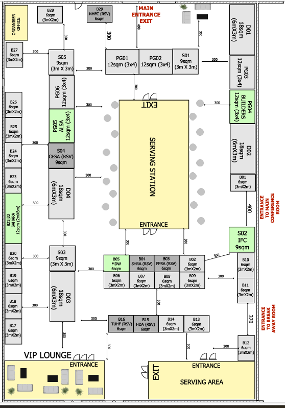 Reside Expo 2025 floorplan