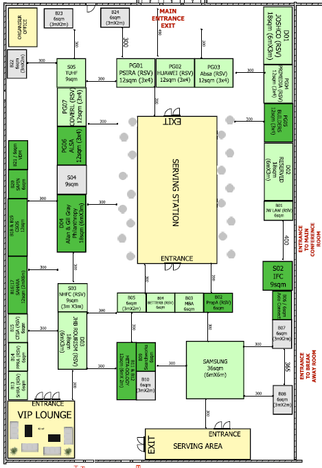 Reside Expo 2025 floorplan