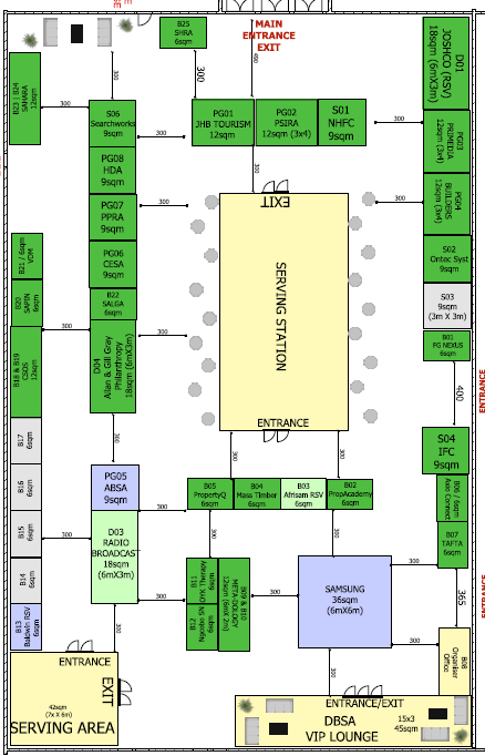 Reside Expo 2025 floorplan